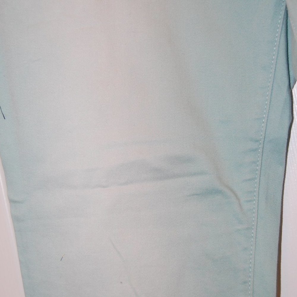 Simply Vera Vera Wang Women's Turquoise/Aqua Faded Skinny Ankle Jeans Size 10 - Picture 7 of 16